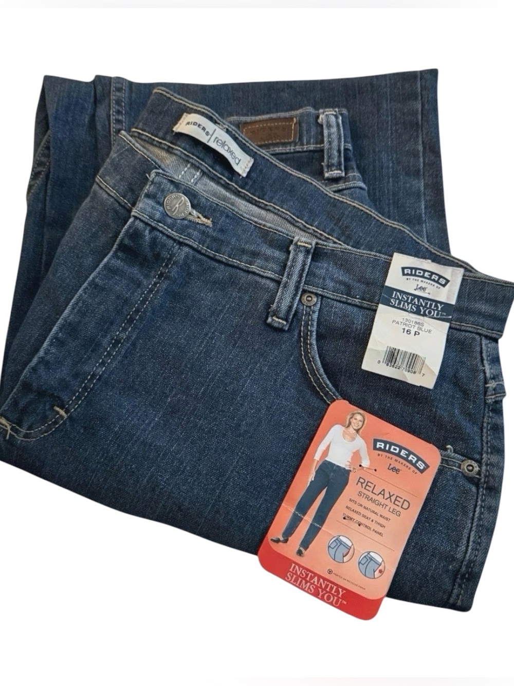 Lee Women's Midrise Relaxed Fit Straight Leg Jeans